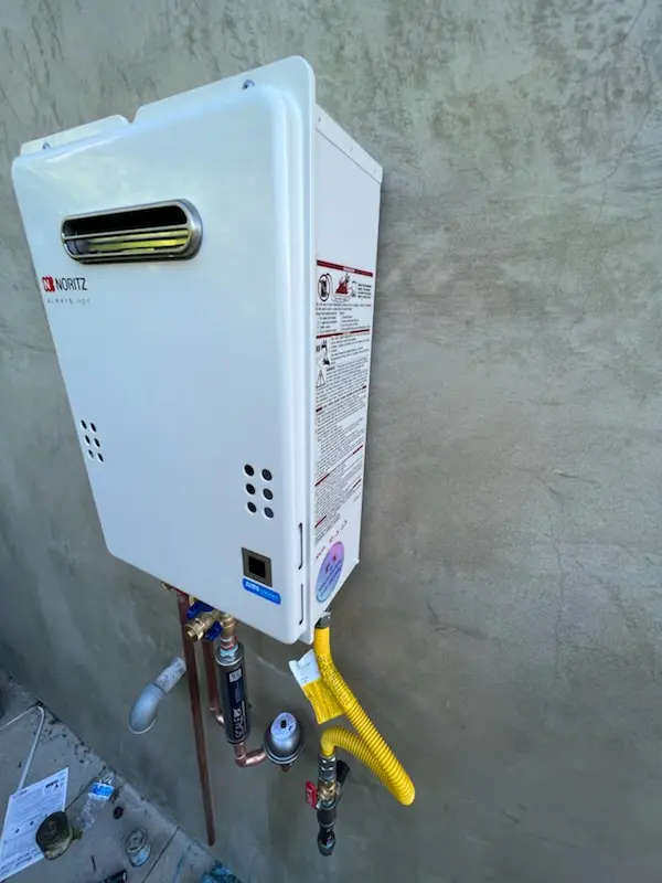 Tankless water heater installation for Manor Brook homes